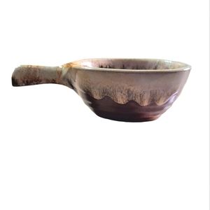 Vintage Western monmouth drip glaze soup bowl